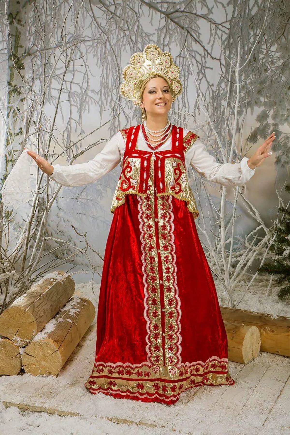 Girls in Slavic costumes in Dasmariñas