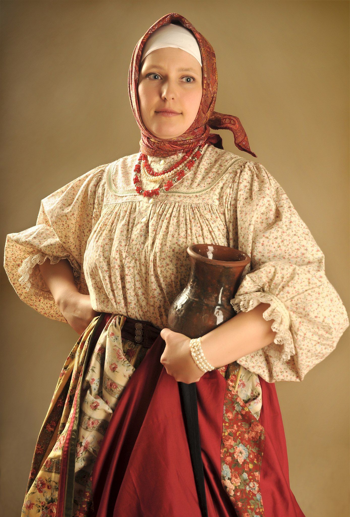 Girls in Slavic costumes in Dasmariñas